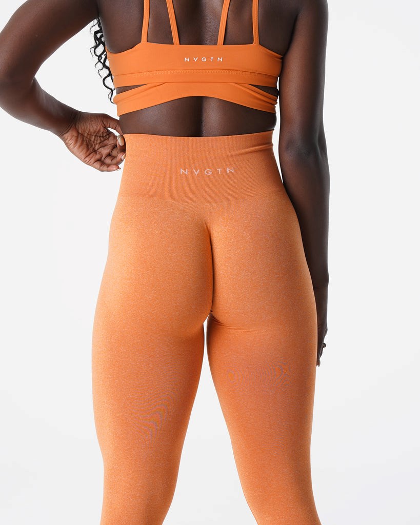 NVGTN NV Seamless Leggings Naranjas | 30529SFGZ