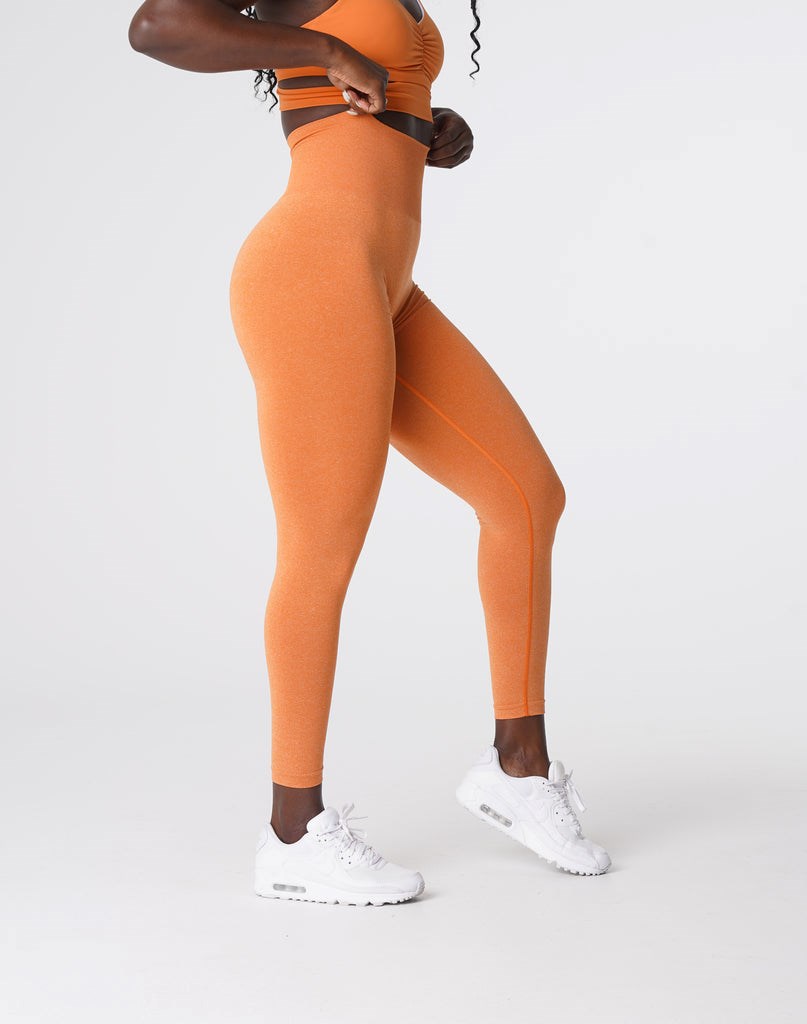 NVGTN NV Seamless Leggings Naranjas | 30529SFGZ