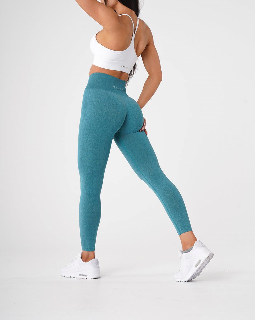 NVGTN NV Seamless Leggings Teal | 92734MICF