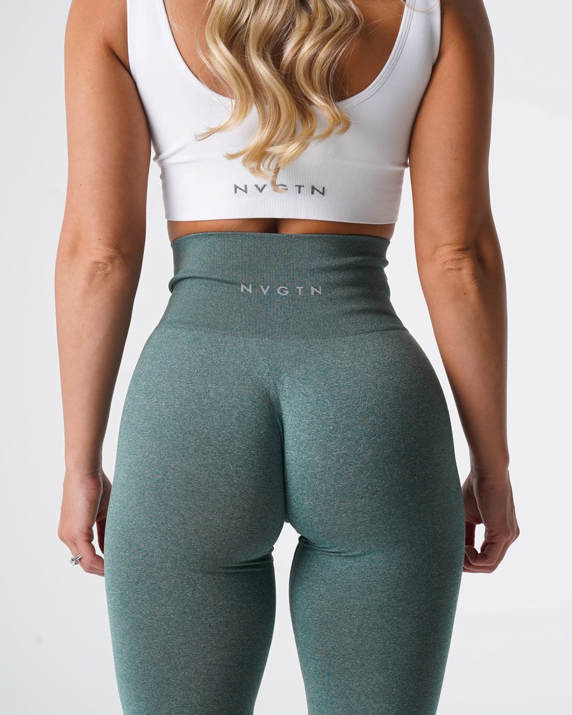 NVGTN NV Seamless Leggings Verdes | 96845WDLF