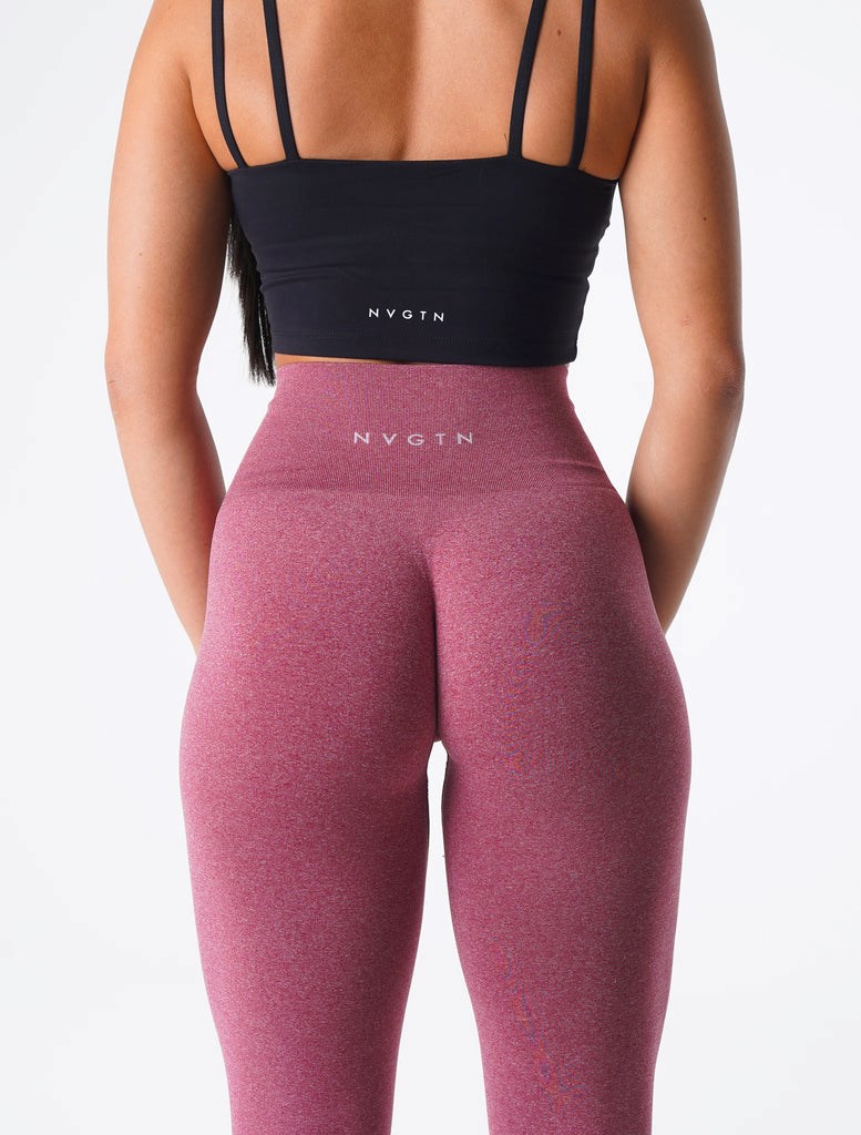 NVGTN NV Seamless Leggings Vino Granate | 26895PEUS