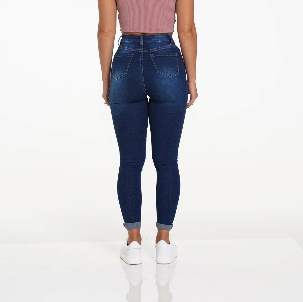 NVGTN Navishape Jeans Azules Oscuro | 76521GNWU