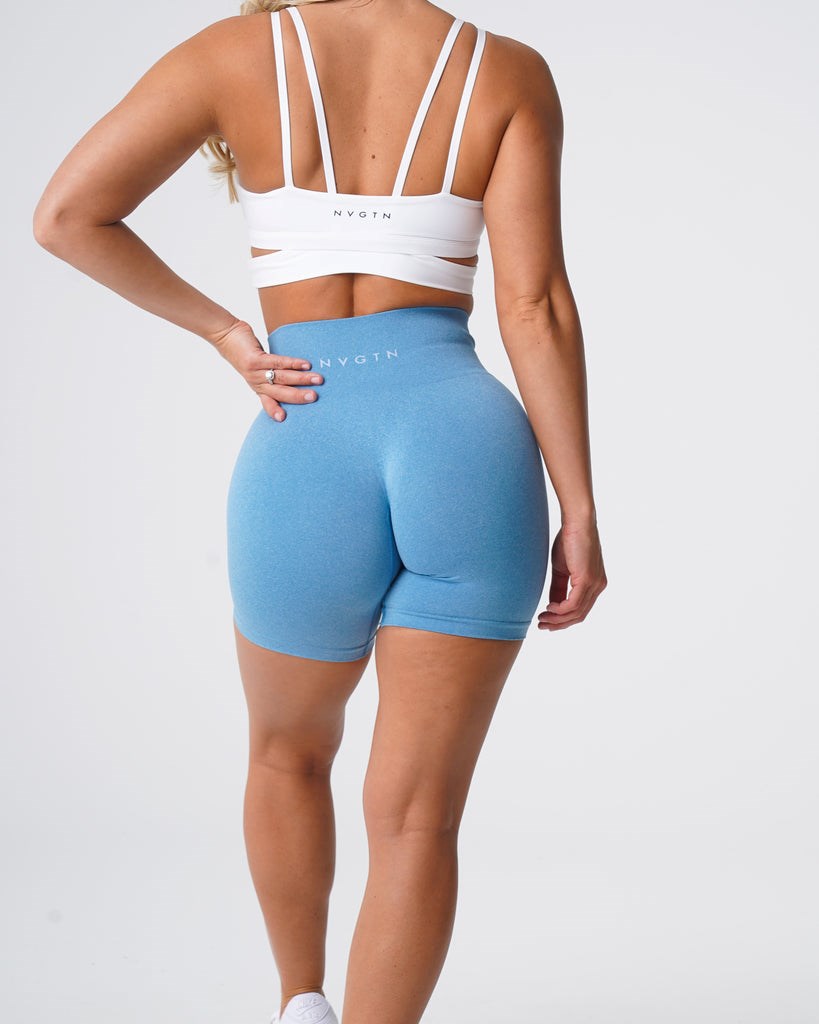 NVGTN Pro Seamless Shorts Azules | 57368SBRH