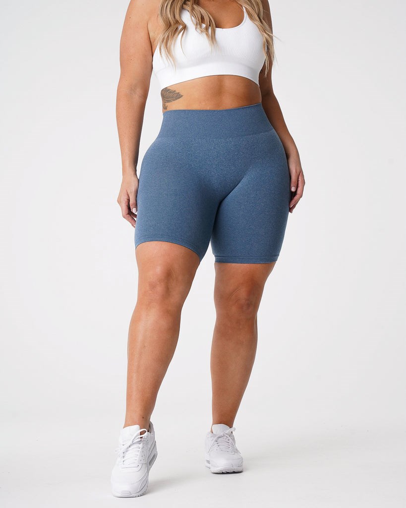 NVGTN Pro Seamless Shorts Azules | 80523XQJE