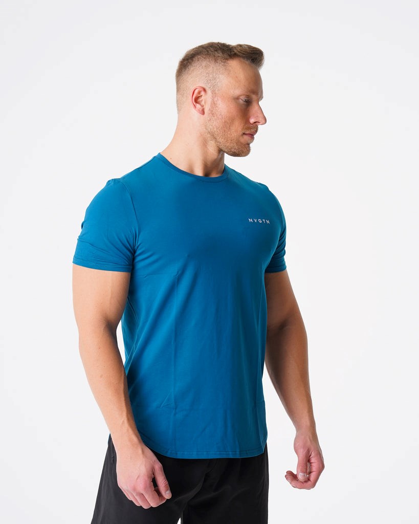 NVGTN Pulse Fitted Tee Azules | 62438XHZS