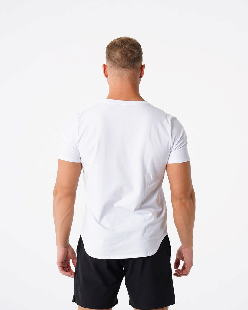 NVGTN Pulse Fitted Tee Blancos | 28704HCMO