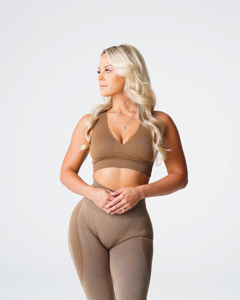 NVGTN Pursuit Seamless Bra Mocha | 61738TZHJ