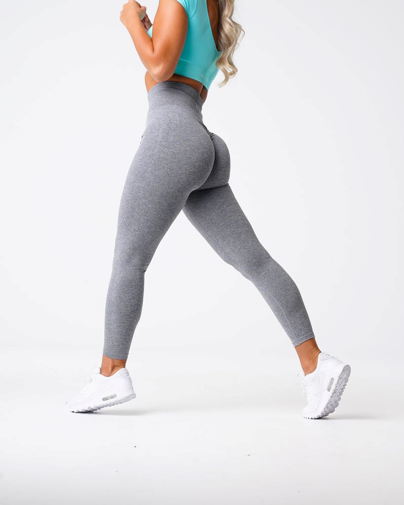 NVGTN Scrunch Seamless Leggings Grises | 48732WJCF