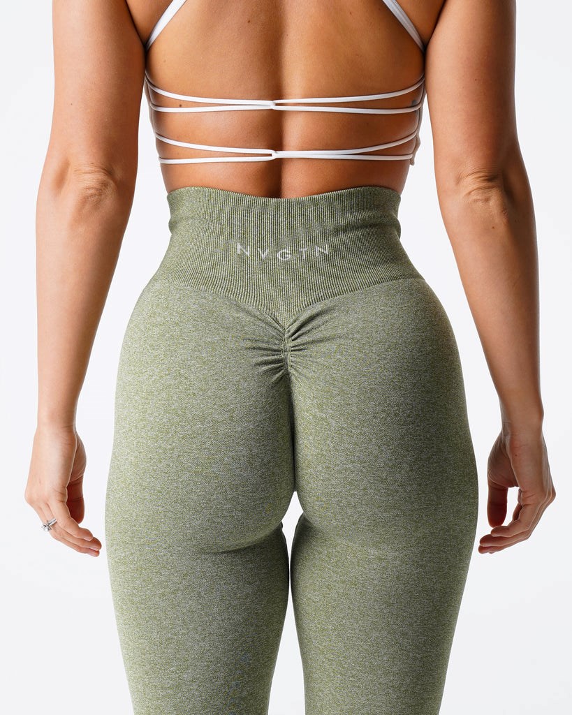 NVGTN Scrunch Seamless Leggings Meadow | 97458GZMJ