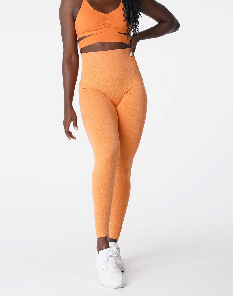 NVGTN Scrunch Seamless Leggings Naranjas | 93172PGWU