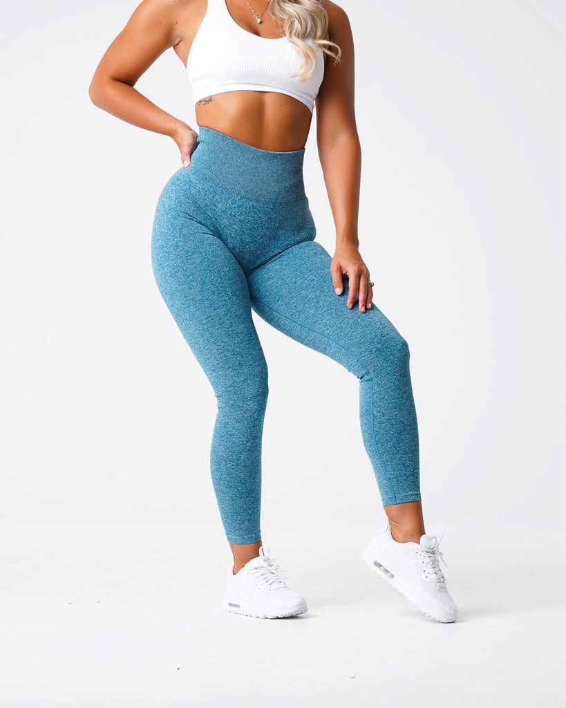 NVGTN Scrunch Seamless Leggings Teal | 80167YZAN