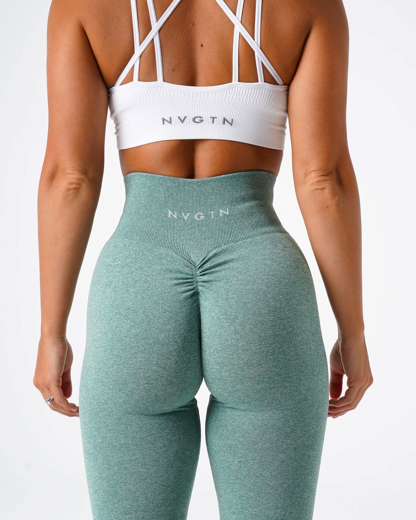 NVGTN Scrunch Seamless Leggings Verdes | 61503QMBD