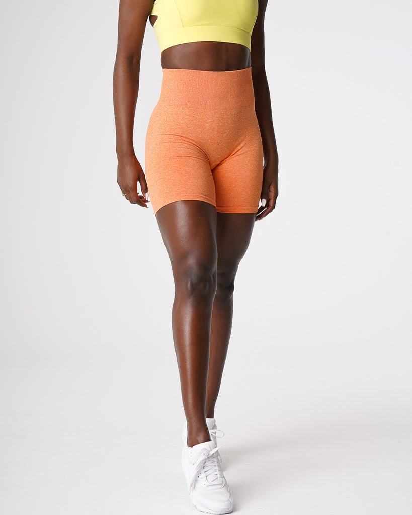 NVGTN Scrunch Seamless Shorts Naranjas | 47529GZXS