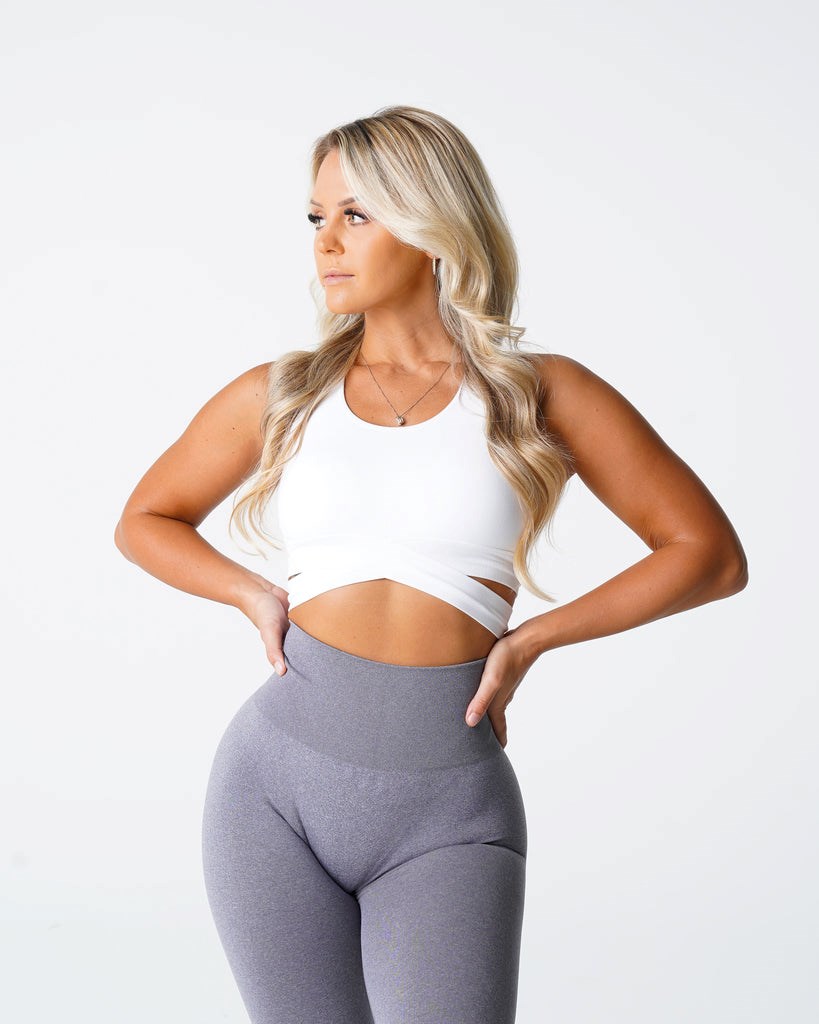 NVGTN Sculpt Seamless Bra Top Blancos | 23478XEMR