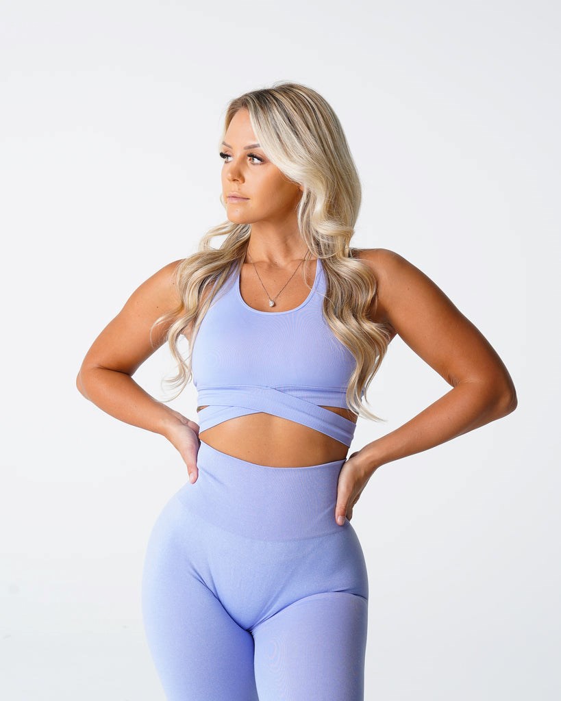 NVGTN Sculpt Seamless Bra Top Periwinkle | 58730PBJV