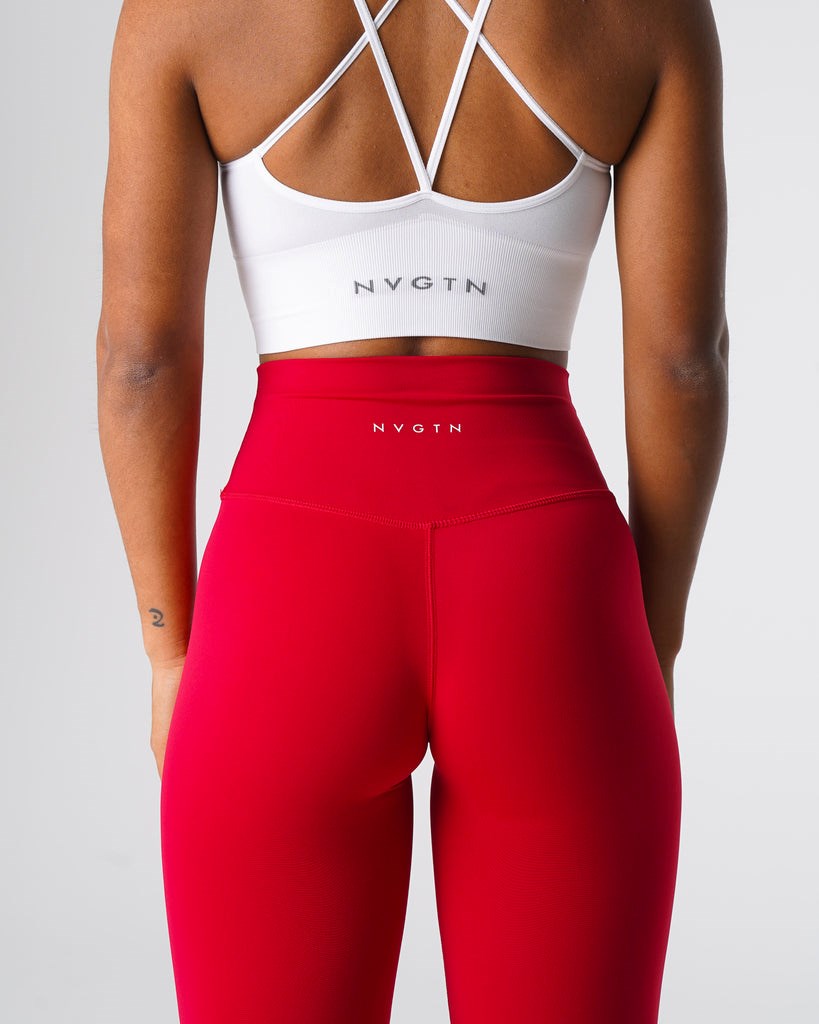 NVGTN Signature 2.0 Leggings Rojos | 26810DFOZ