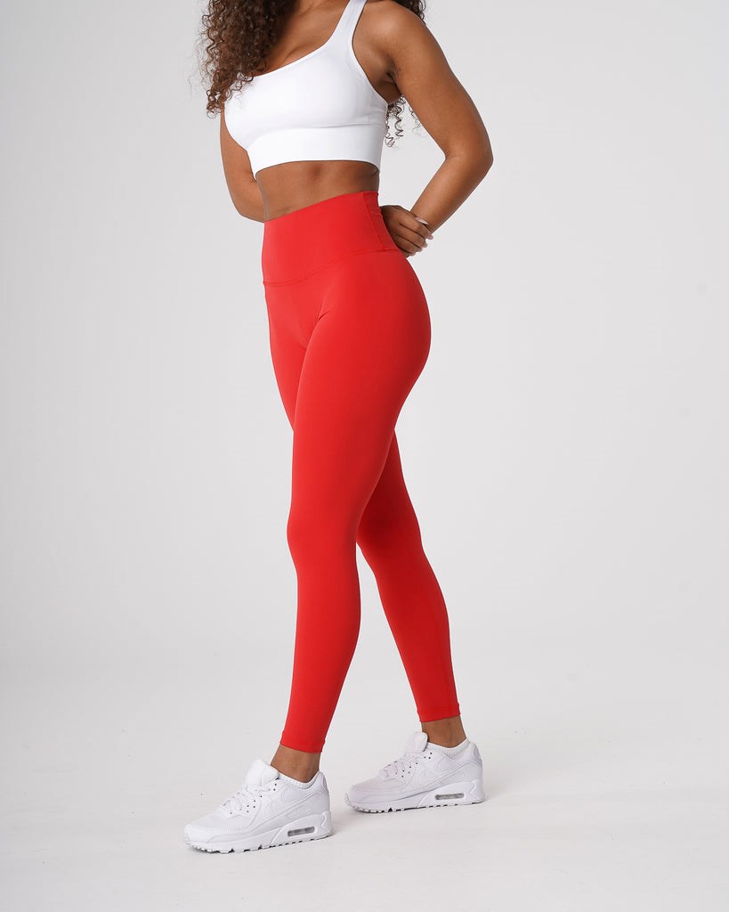 NVGTN Signature 2.0 Leggings Scarlet | 07342BYJA