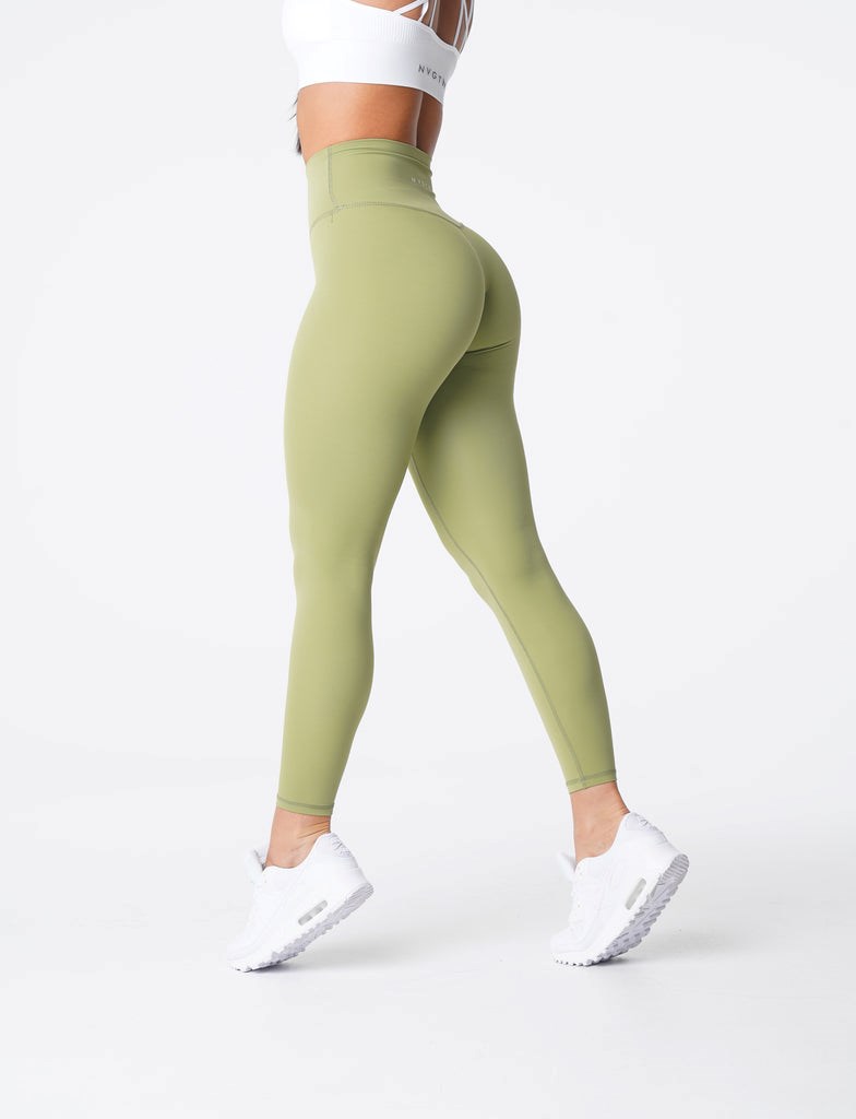 NVGTN Signature 2.0 Leggings Verde Oliva | 18947HYCE