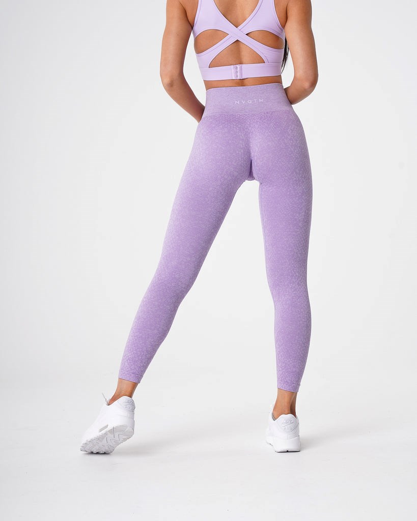 NVGTN Snakeskin Seamless Leggings Lilac | 95063KECW