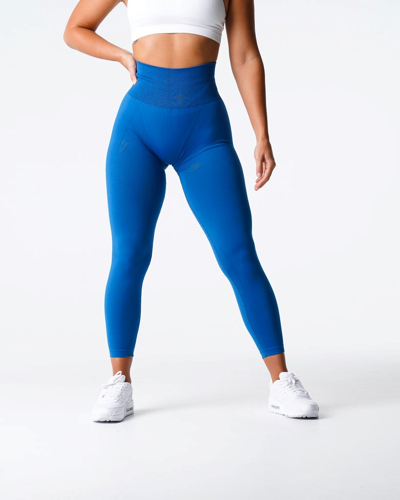 NVGTN Solid Seamless Leggings Azules | 36587XRVO