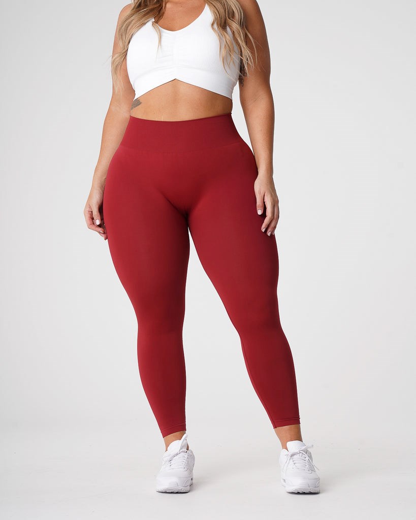 NVGTN Solid Seamless Leggings Carmine | 14276QTXG