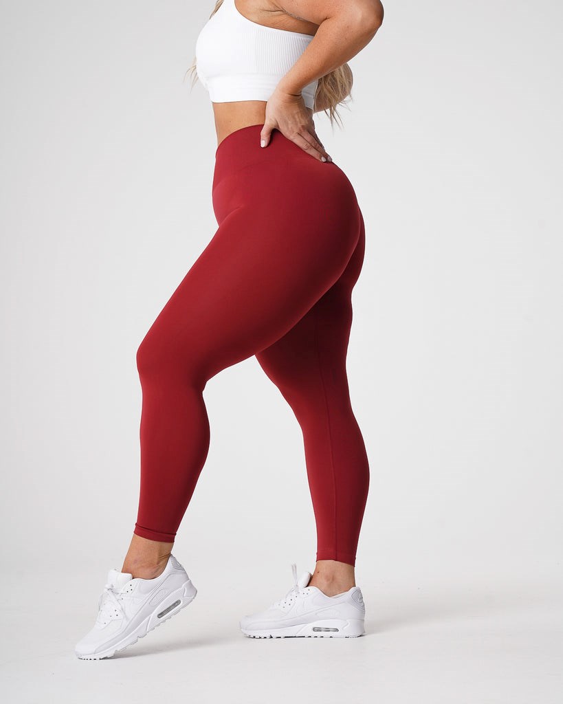 NVGTN Solid Seamless Leggings Carmine | 14276QTXG