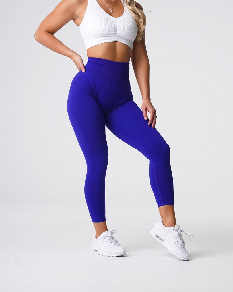 NVGTN Solid Seamless Leggings Cobalt | 53482WURT