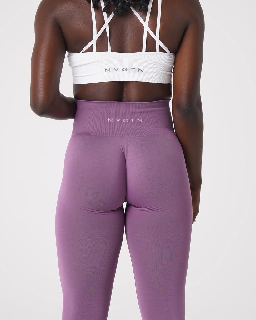 NVGTN Solid Seamless Leggings Orchid | 58130NIXC