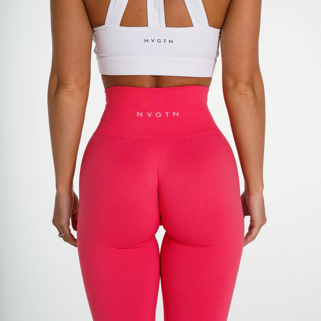 NVGTN Solid Seamless Leggings Rosas | 85639KYJT