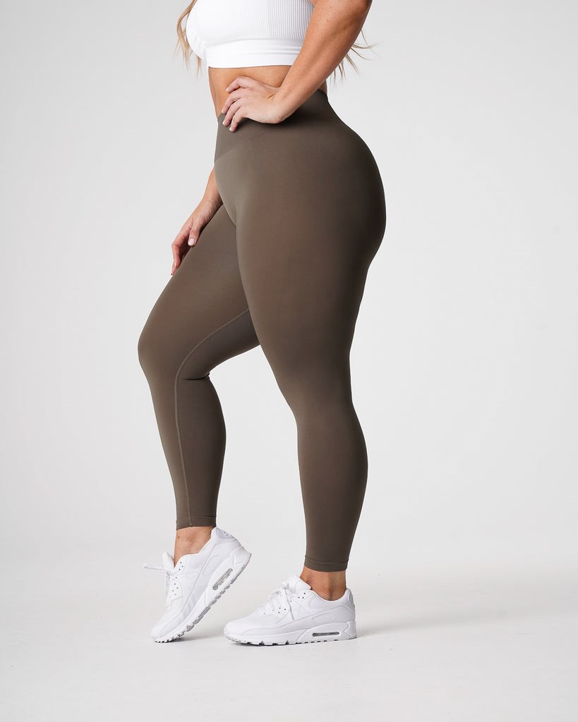 NVGTN Solid Seamless Leggings Verde Oliva | 20971YACF