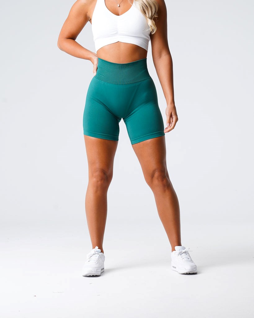 NVGTN Solid Seamless Shorts Emerald | 92451XGEM