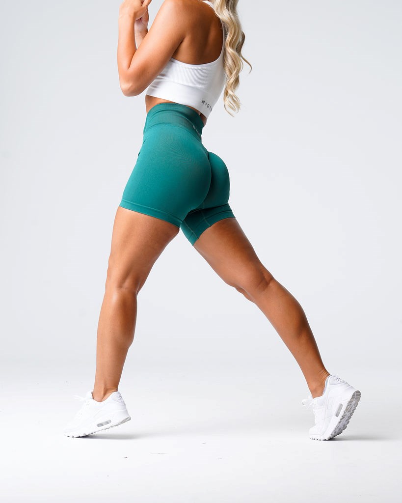 NVGTN Solid Seamless Shorts Emerald | 92451XGEM