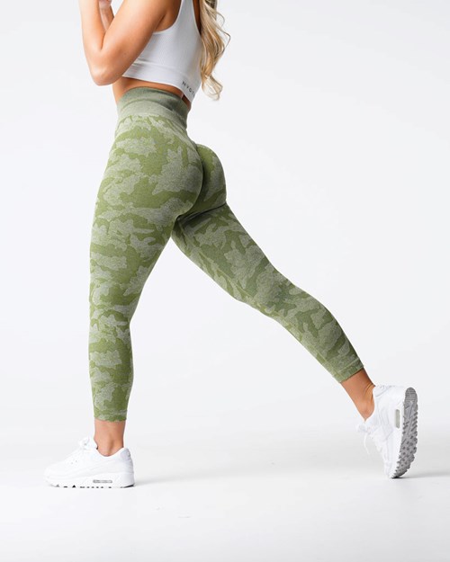 NVGTN Camo Seamless Leggings Meadow | 96857FESR