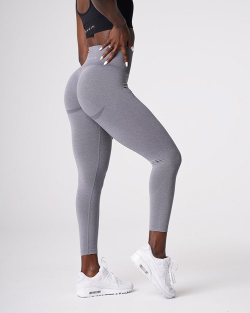 NVGTN Curve Seamless Leggings Grises | 82375KDVZ