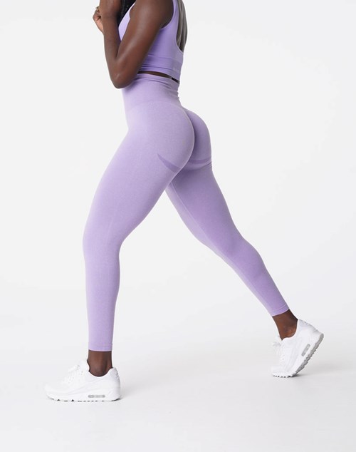 NVGTN Curve Seamless Leggings Lilac | 98647JQBY