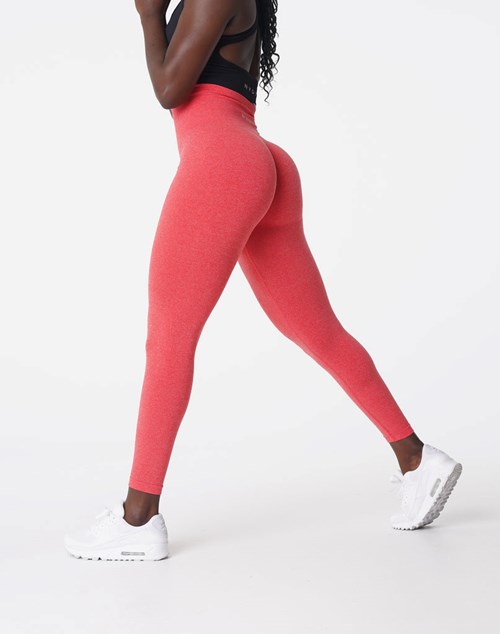 NVGTN NV Seamless Leggings Candy Apple | 01385JGPL