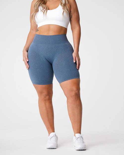 NVGTN Pro Seamless Shorts Azules | 80523XQJE