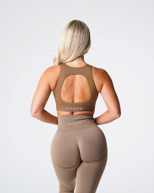 NVGTN Pursuit Seamless Bra Mocha | 27890FJEM