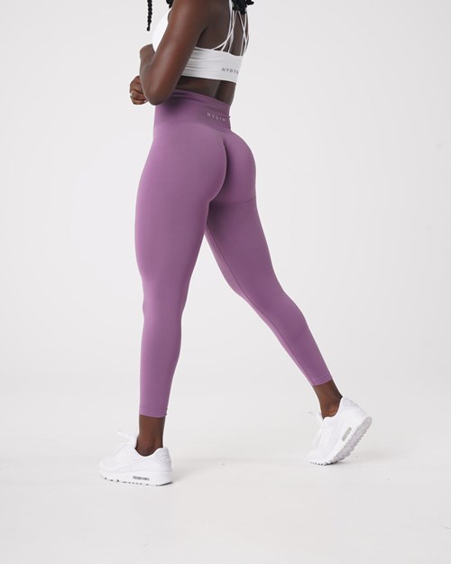 NVGTN Solid Seamless Leggings Orchid | 58130NIXC